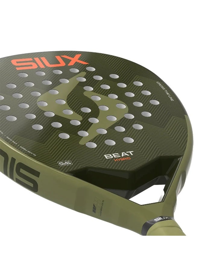 SIUX مضرب بادل سيوكس بيت هايبرد 2026 - مضرب هجين للمبتدئين بنواة من مادة EVA، وهيكل من الألياف الزجاجية، وشكل دمعة الشكل للقوة والتحكم - Image 4