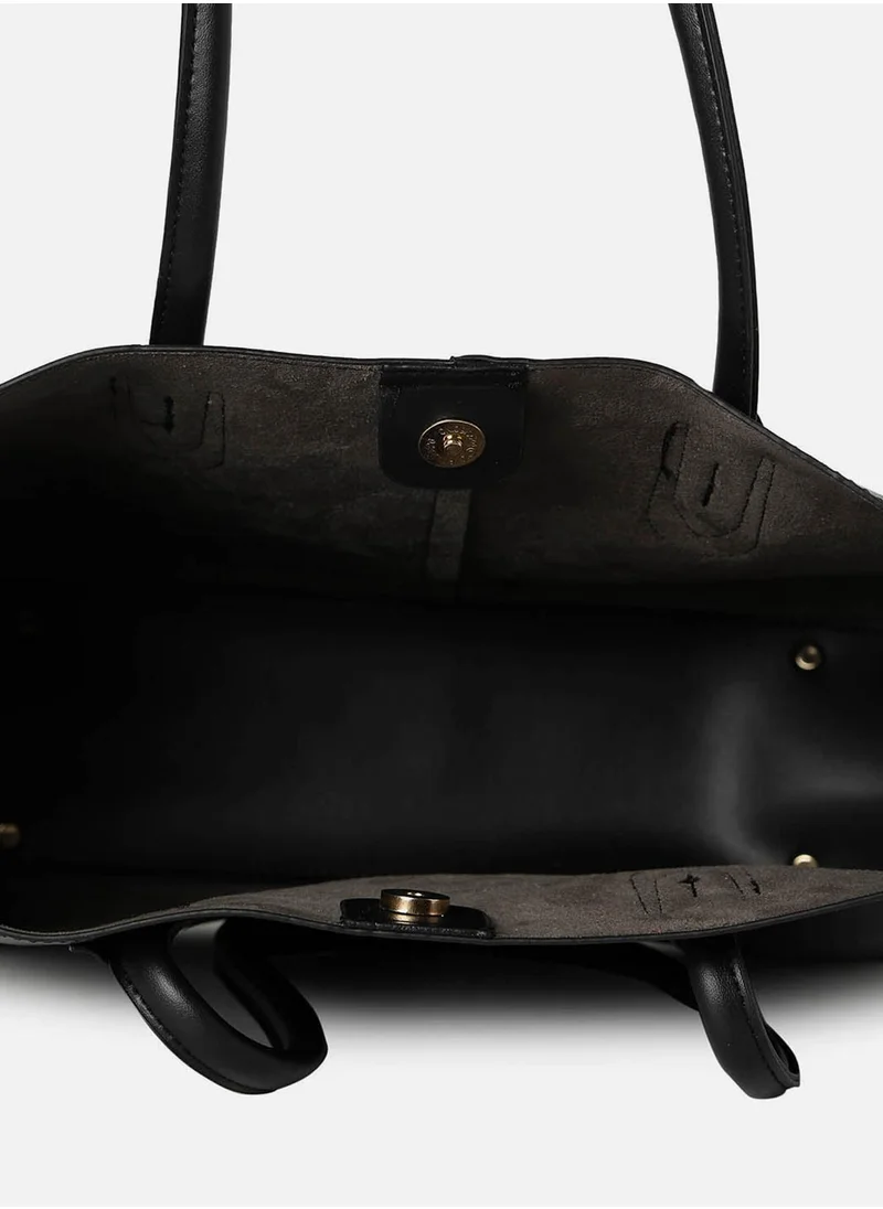 Haute Sauce Dark Dynamite Black Tote Bag Set