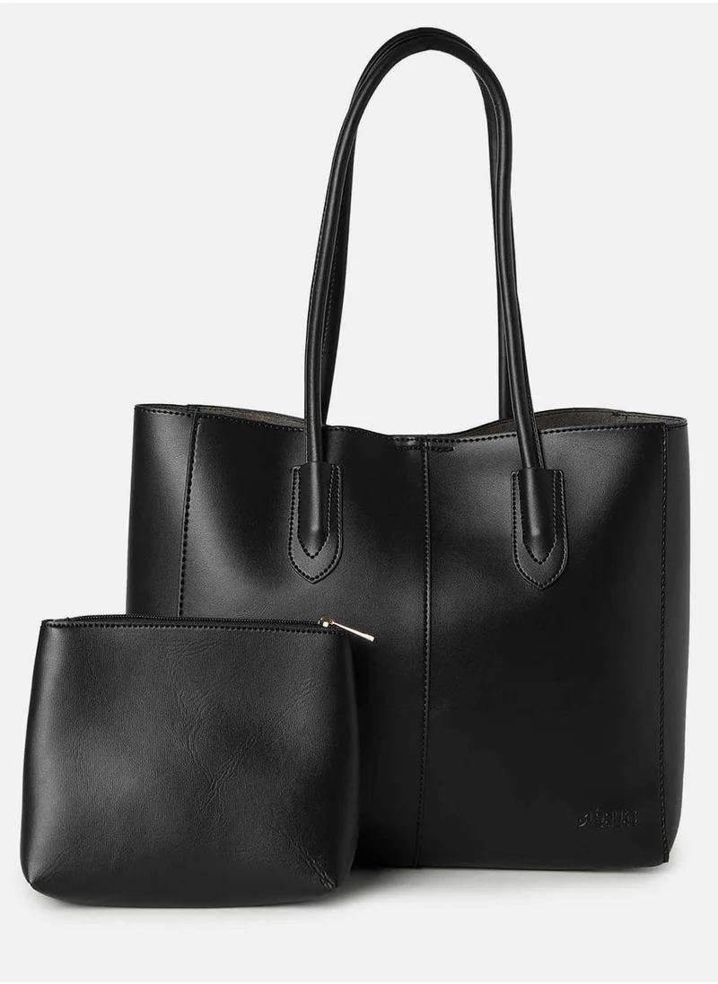 Haute Sauce Dark Dynamite Black Tote Bag Set