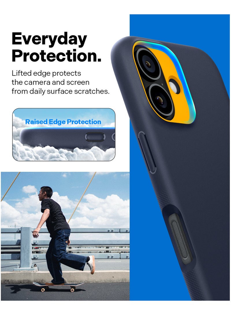 Caseology غطاء حماية مغناطيسي نانو بوب ماج لجهاز آيفون 16 - لون توت أزرق - Image 5