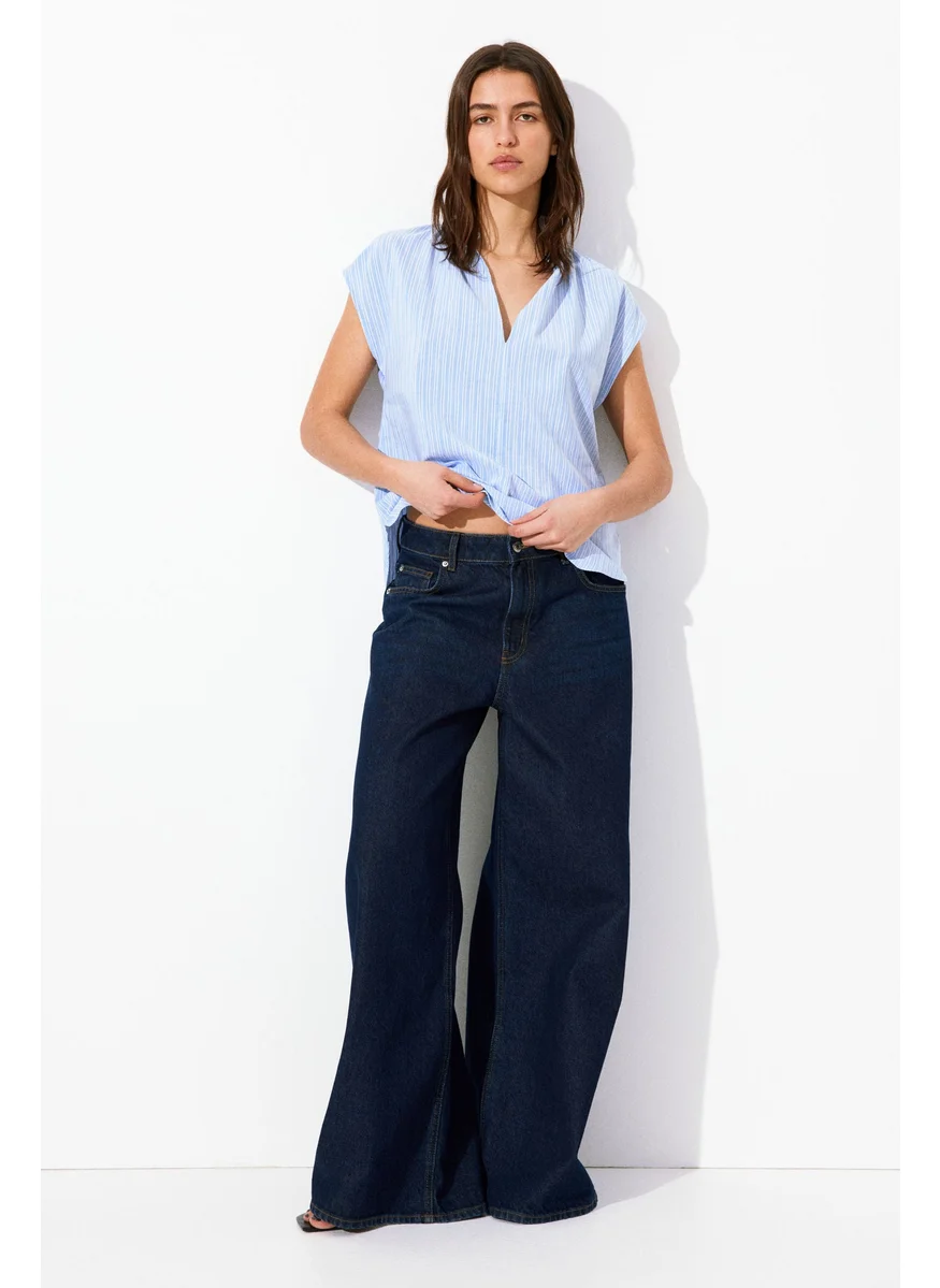 اتش اند ام Band-Collar Blouse