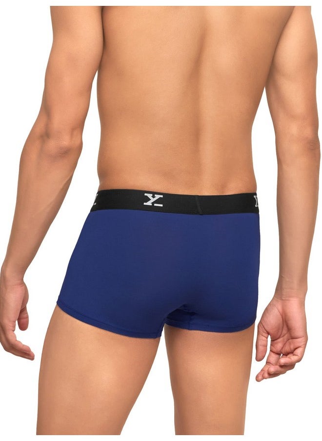 XYXX XYXX Men's Micro Modal Trunks - Ace Underwear for Men Pack of 3 (M; Twilight Blue+Rio Red+Deep Sea Blue)  - Image 3