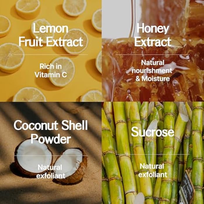 LABIORA Lemon Honey Face Mask Wash-Off Pack & Scrub — 5-Minute, Exfoliating, Hydrating, Gentle for Sensitive Skin, with Manuka Honey & Lemon Extract, 3.52 oz (100 g) - Image 5