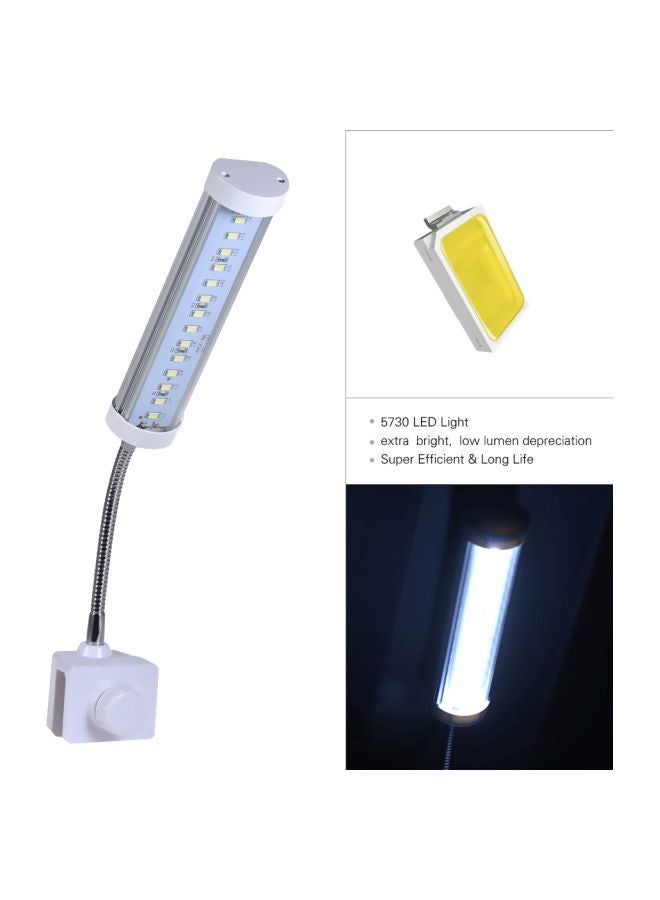 إسكدنيا مصباح LED لحوض السمك بتقنية الإضاءة تحت الماء أبيض 13x2x2.2سم - Image 5
