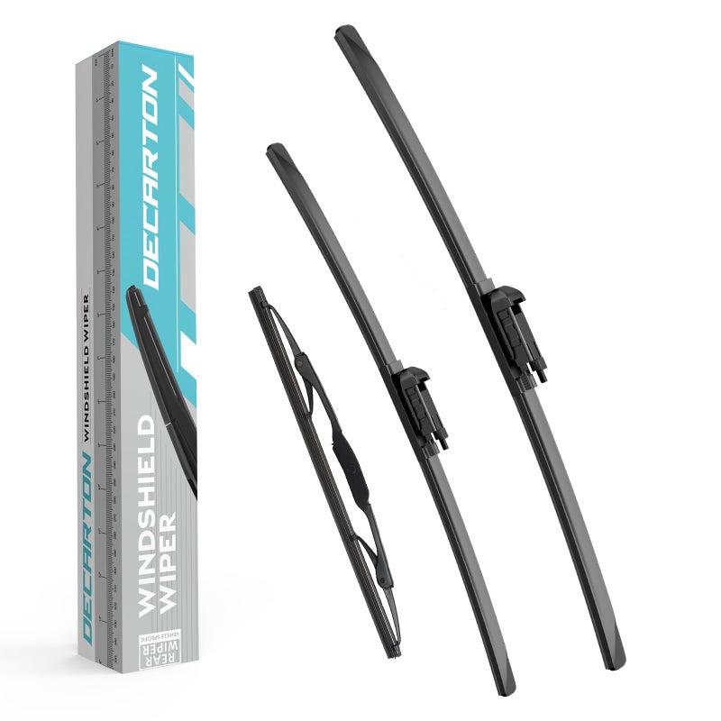 بديل شفرة المساحات DECARTON لسيارة GMC Acadia 2013-2016 مجموعة شفرة المساحات الأصلية 242111 مجموعة 3 قطع