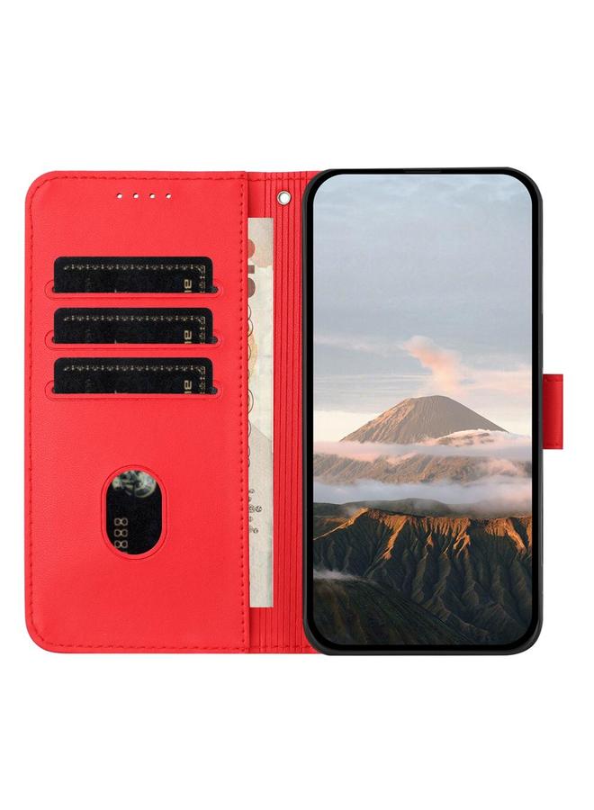 اس-توب جراب لهاتف Infinix Hot 30 Play / Hot 30 Play NFC جراب هاتف جلدي بنمط مثلث ومشبك - Image 3