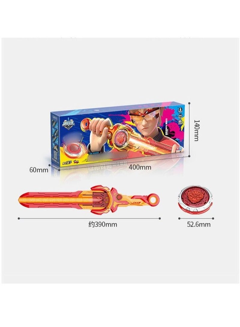 Infinity Nado Battling Top Burst Gyro Toy, Spinning Top w/Sword Launcher, Battle Game Set Toys For 5 6 7 8 9 10 Years Old Boys Girls, Gifts for Boys Girls Kids - Image 2