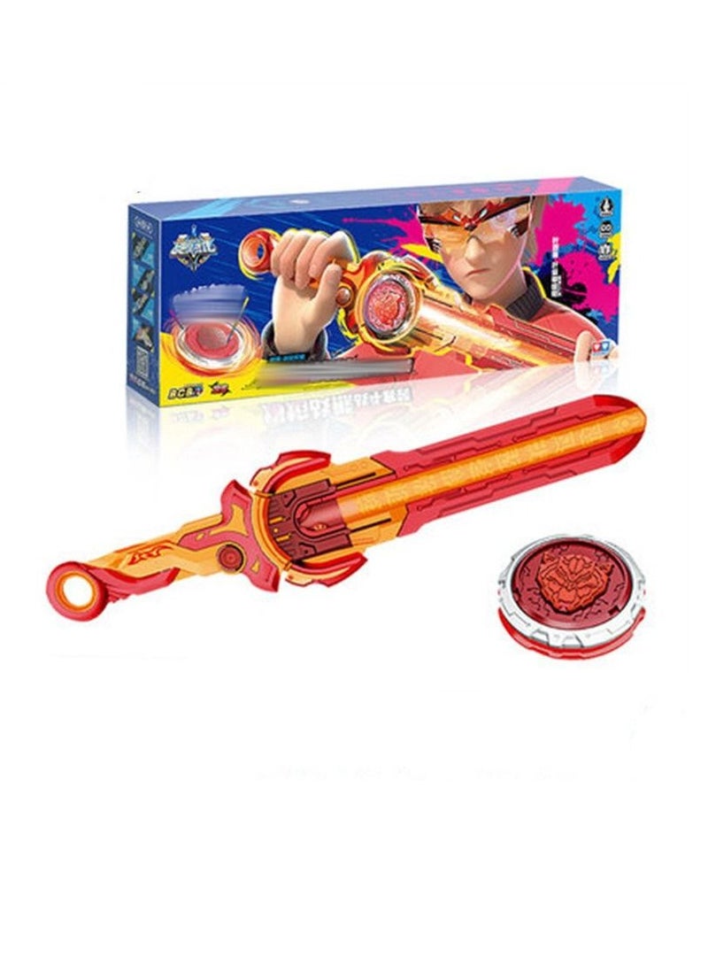 Infinity Nado Battling Top Burst Gyro Toy, Spinning Top w/Sword Launcher, Battle Game Set Toys For 5 6 7 8 9 10 Years Old Boys Girls, Gifts for Boys Girls Kids - Image 1