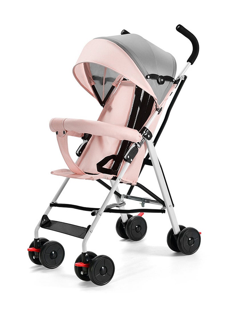 Mababy Ultra-Lightweight Foldable Baby Stroller for Babies 6-36 Months, Portable Travel  Buggy with Reclining Seat, One-Hand Fold, PVC Back Support & Shock Absorption - 3.7kg, Load up to 27kg - Image 1