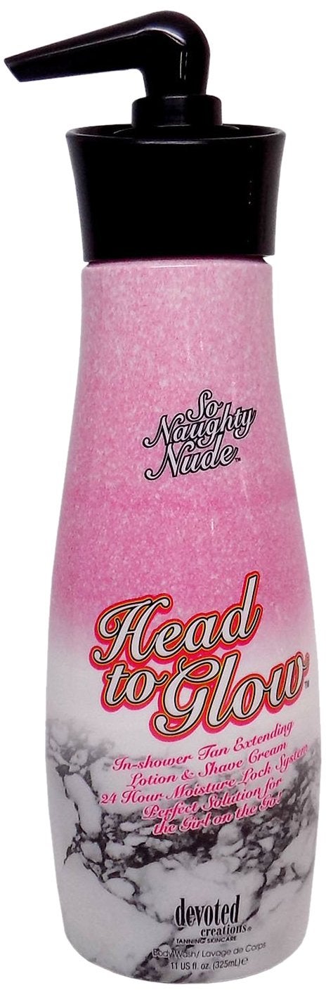 Devoted Creations Head to Glow Lotion  Shave Creme 11 oz
