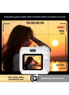Generic High-definition Double-camera Cute Digital Camera Campus Students Can Take Photos To Upload Mobile Travel Machine-Body Color: - High-speed 64g Memory Card  Gifts  - Image 3