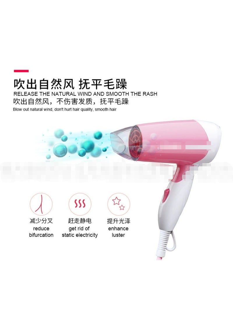 Mini Hair Dryer - 2-Speed And 2 Temperature Settings, Cool Shot Function, Ideal For All Types Of Hairs - Image 3