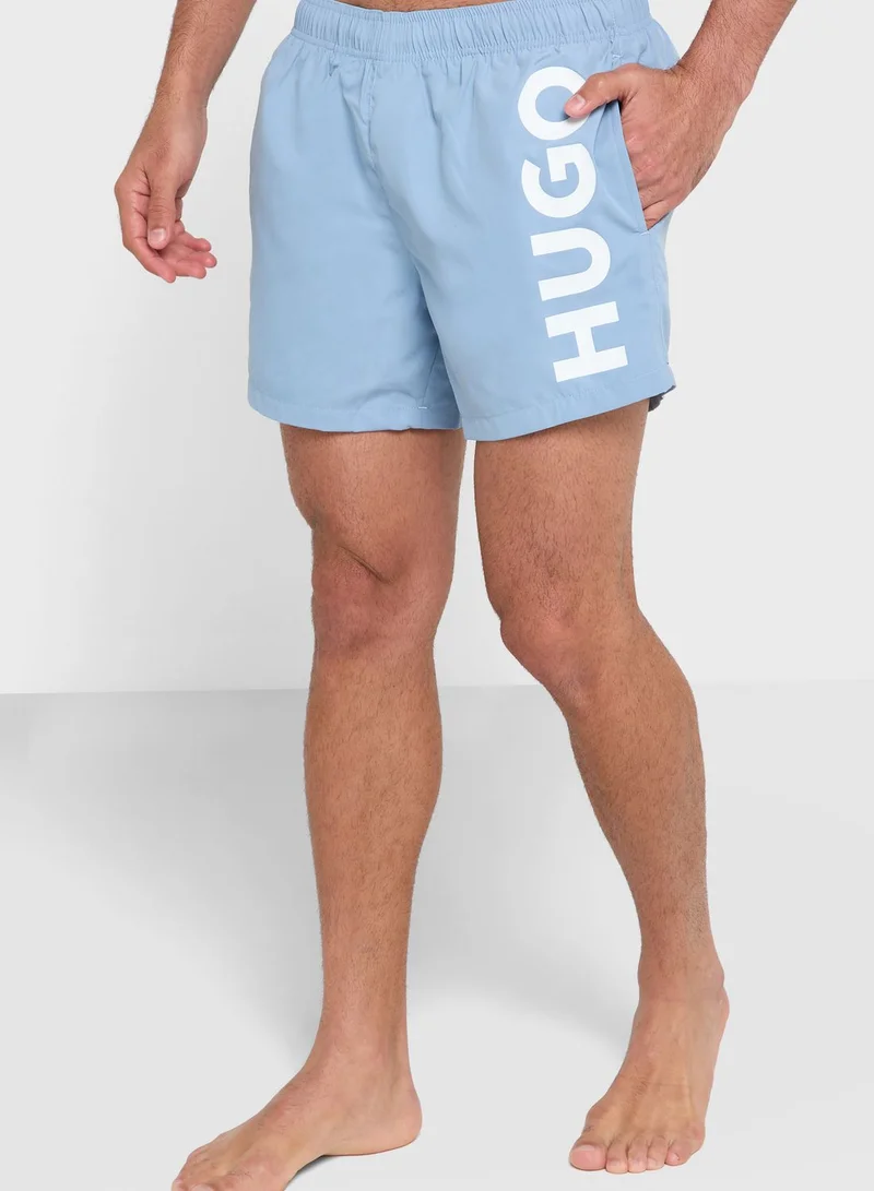 HUGO Logo Swim Shorts