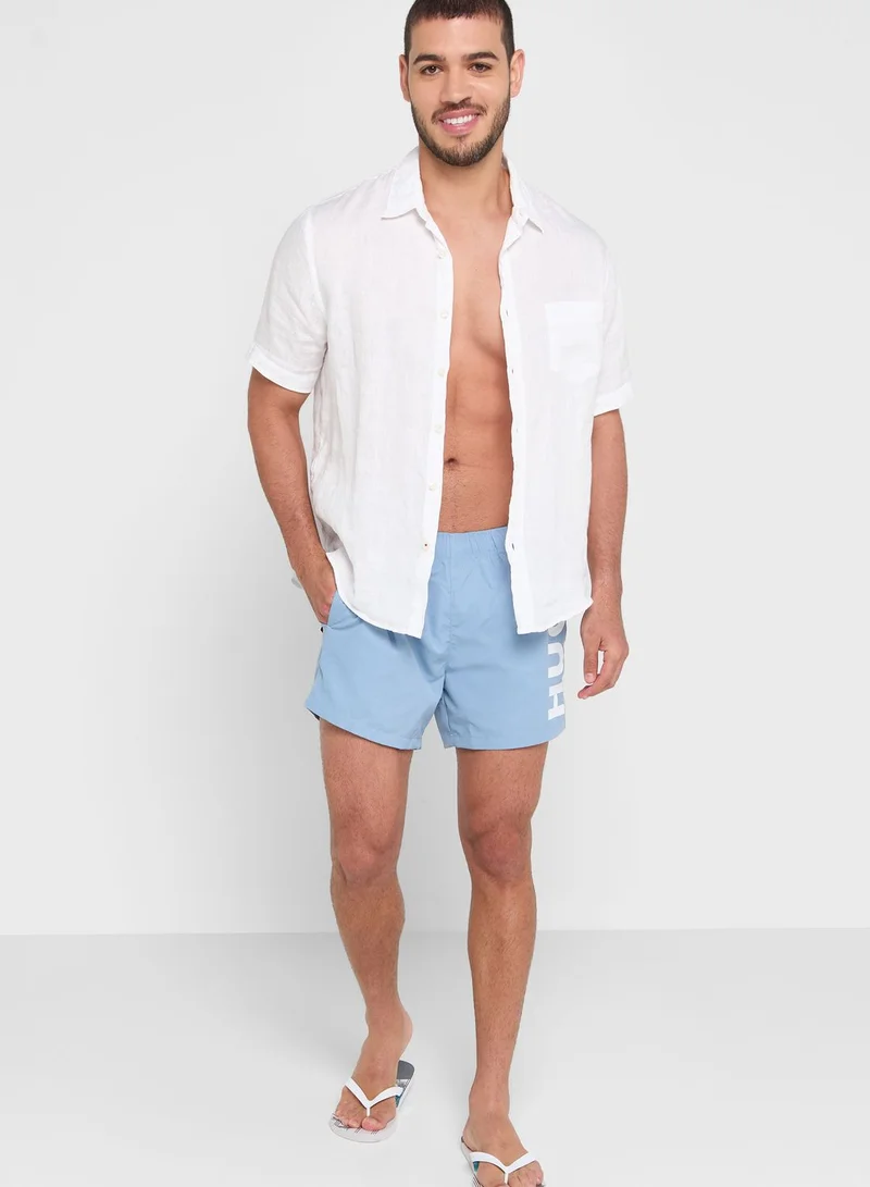 HUGO Logo Swim Shorts