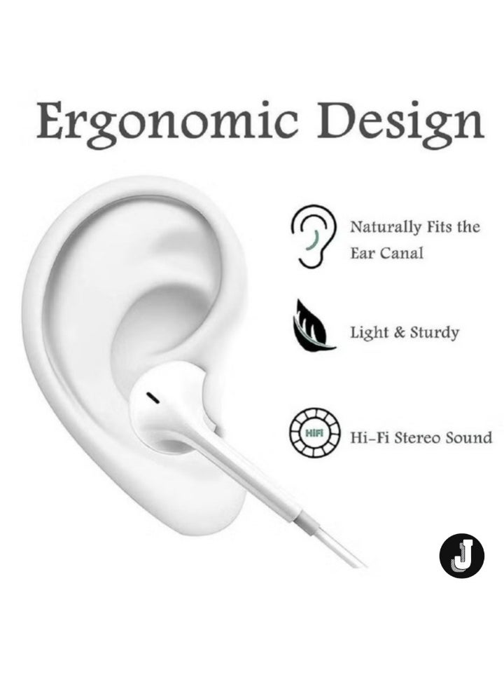 JAJEEK - "Lightning Wired Headphones with Built-in Microphone & Volume Control – In-Ear Stereo Headset for iPhone" - Image 1