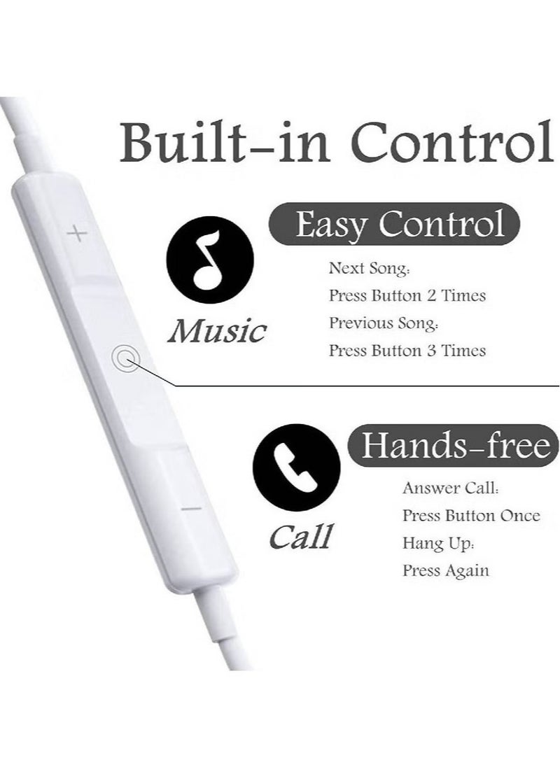 JAJEEK - "Lightning Wired Headphones with Built-in Microphone & Volume Control – In-Ear Stereo Headset for iPhone" - Image 1