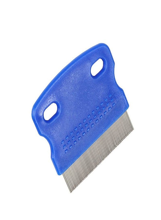 MauSong Lice Hair Comb Brushes Fine Egg Dust Nit Free Removal Stainless Steel Hair Accessories（Blue） - Image 3