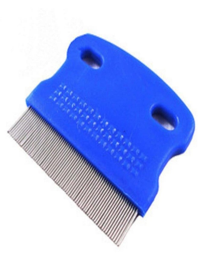 MauSong Lice Hair Comb Brushes Fine Egg Dust Nit Free Removal Stainless Steel Hair Accessories（Blue） - Image 1