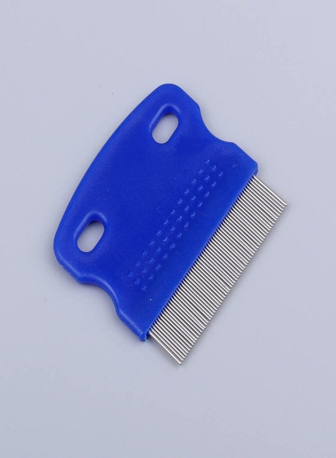 MauSong Lice Hair Comb Brushes Fine Egg Dust Nit Free Removal Stainless Steel Hair Accessories（Blue） - Image 2