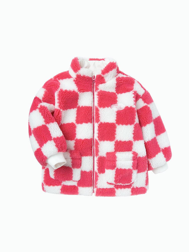 بالابالا جاكيت بصوف شيربا وطبعات للبنات - Image 5