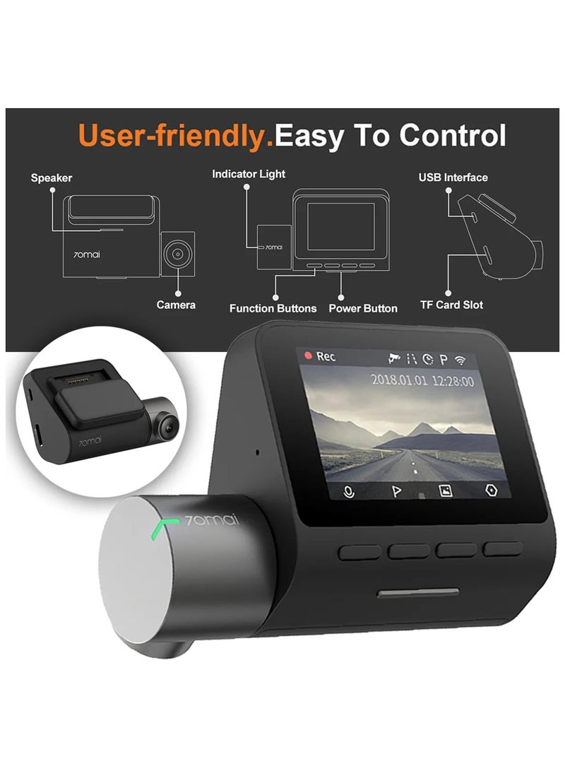 ريبنيو كاميرا قياس  A200 HDR 1080P 2.0 بوصة 130 FOV رؤية ليلية البومة مستشعر G واي فايأسود اصدار حديث - Image 5