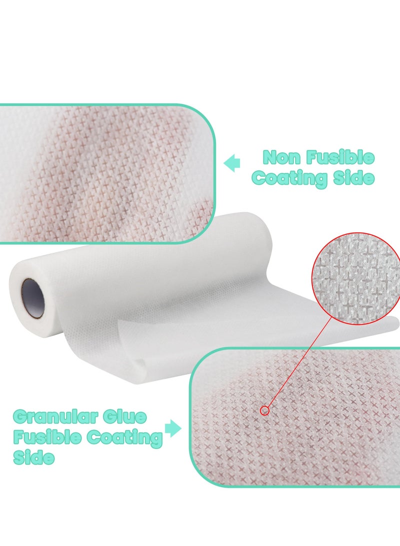Excefore مثبت تطريز ماكنة قابل للذوبان على شبكة غير ظاهرة، دعم 10" × 25 ياردة - وزن خفيف 1.8 أونصة للتطريز بالآلة والخياطة اليدوية - Image 5