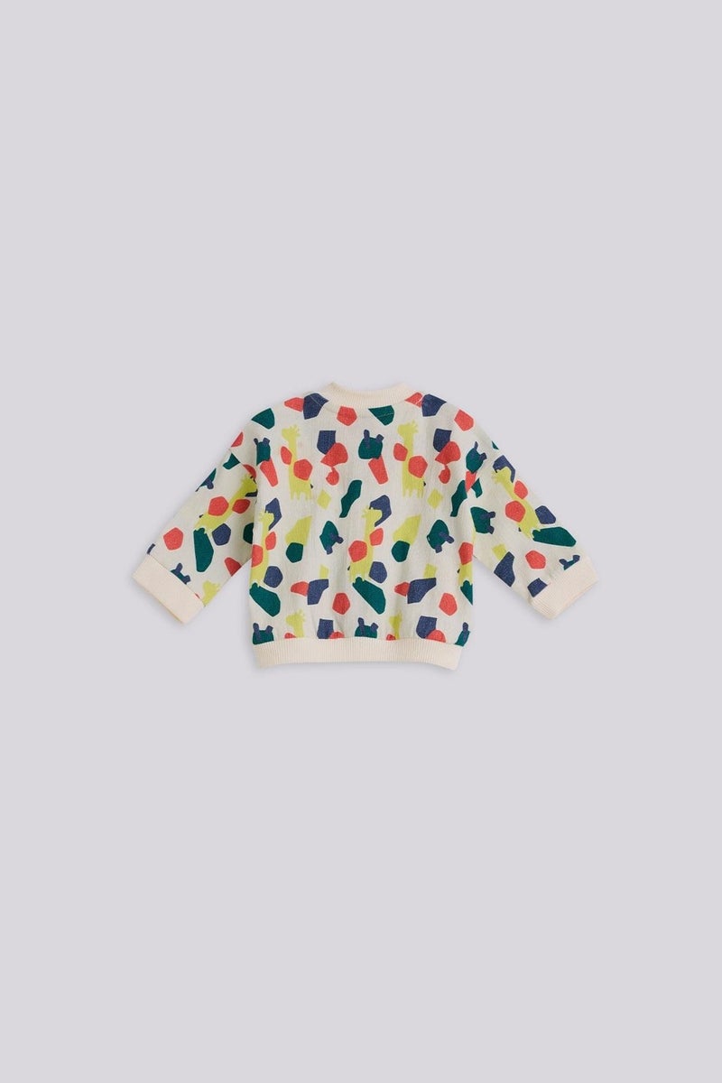 Layette Boy's Patterned Tracksuit Top - Image 2