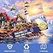 Edsjegn 500 Piece Puzzle for AdultsLighthouse Recycled Cardboar Jigsaw Puzzles 500 Pieces Challenging Family Activity Great Gift Idea for Family Friends Difficult Puzzles Size 205X 15 inches - Image 4