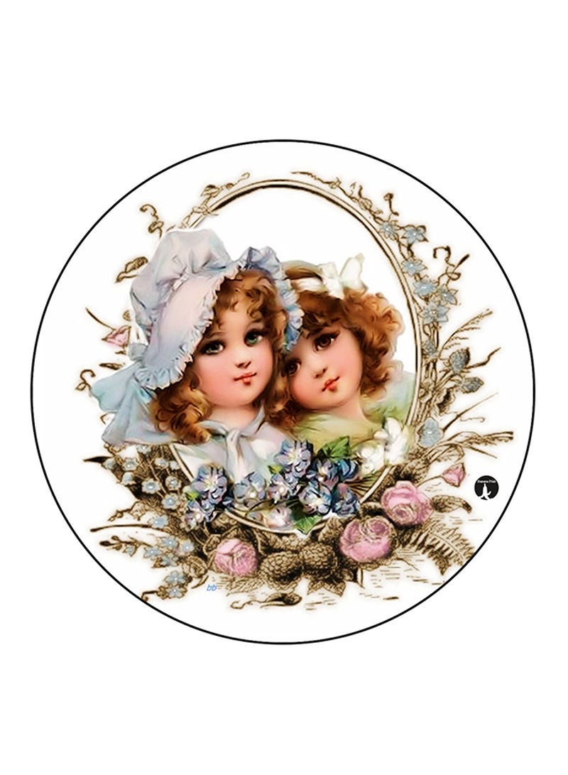 RKN Vintage Art Printed Mouse Pad Multicolour