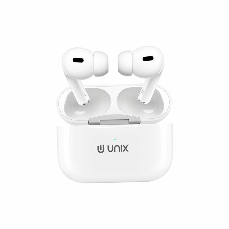 Unix سماعات أذن بلوتوث UNIX Z33 Airbuds Pro 5 TWS مع ENC، تصل إلى 42 ساعة من وقت التشغيل، صوت جهير غني، اقتران تلقائي وصوت واضح - Image 1