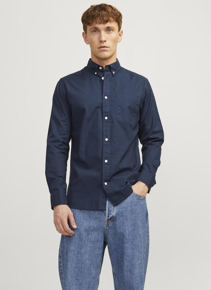 JACK & JONES Jprblubrook Oxford Long Sleeve Shirt  - Image 1