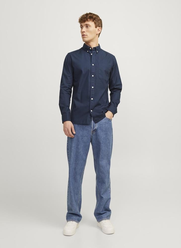 JACK & JONES Jprblubrook Oxford Long Sleeve Shirt  - Image 4