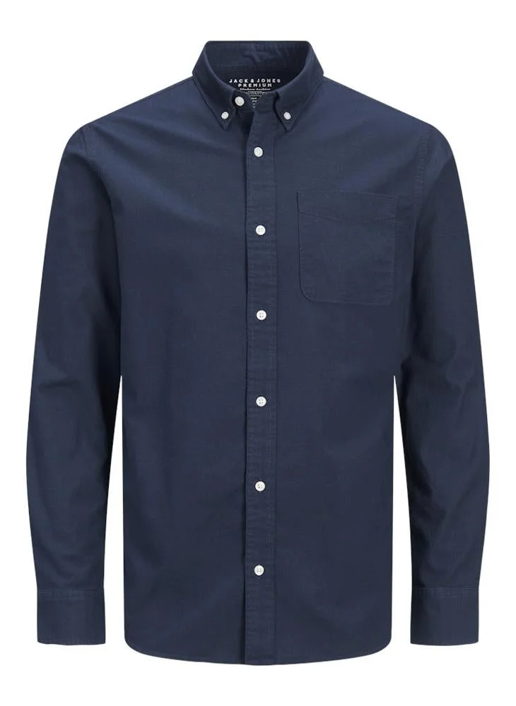 JACK & JONES Casula Slim Fit Oxford Long Sleeve Shirt