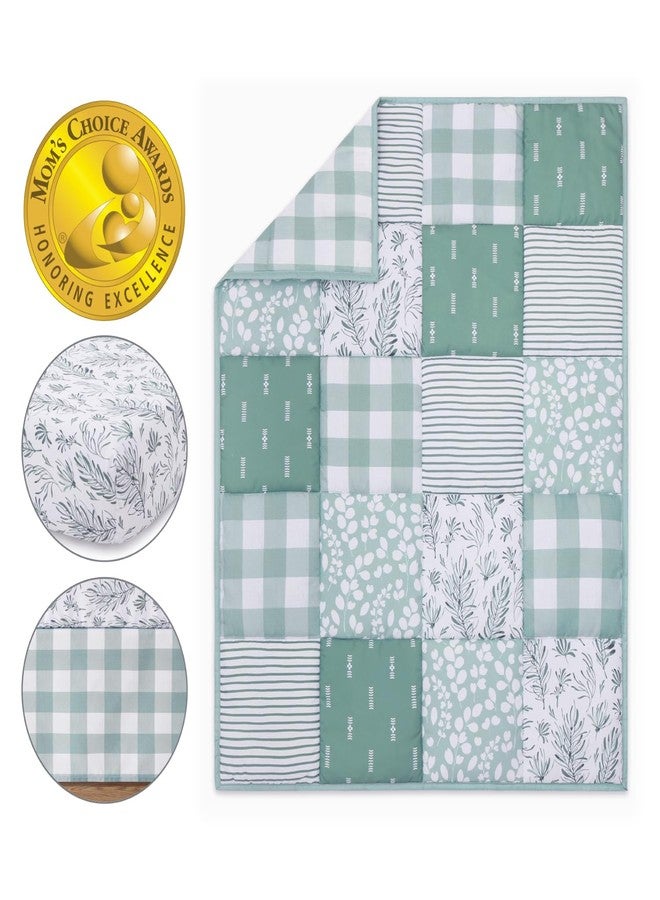 The Peanut Shell The Peanutshell 3 Piece Baby Crib Bedding Set for Boys & Girls - Newborn, Infant & Toddler Nursery Bed Set Decor with Fitted Crib Sheet, Dust Ruffle, Comforter - Image 2