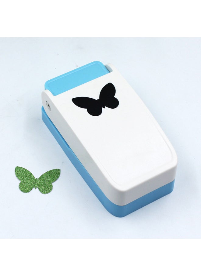 Generic - Plus Size Super Embossing Device Children's Educational Embossing Machine Flower Punching Device Manual Diy Embossing Device Pattern 1.5"-Color:06 The Butterfly - Image 1