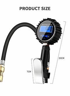 Digital Tire Inflator Deflator with Pressure Gauge 200 PSI Air Chuck and Compressor Accessories with Rubber Hose and Quick Connect Coupler for 0.1 Display Resolution,Automotive Supplies - pzsku/Z0347C59604AB44D0B574Z/45/_/1669173600/30f04690-3006-4045-bd78-2709b9aee96f