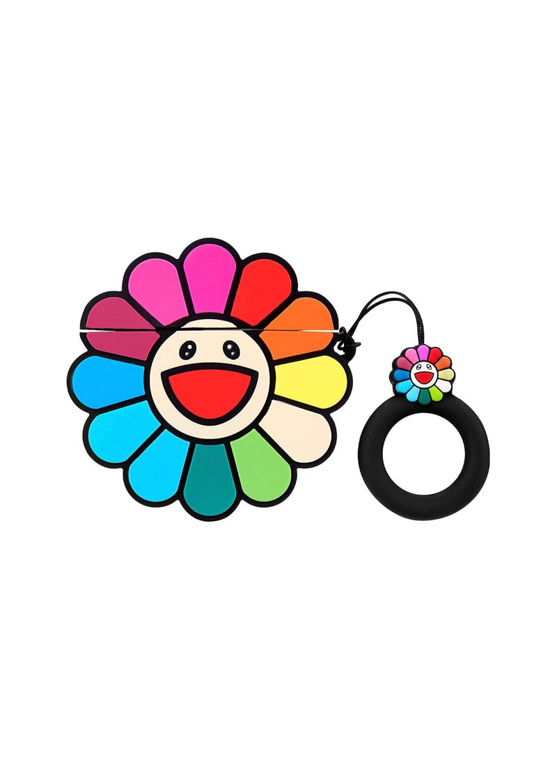 Rock Pow Sunflower Cartoon Case Cover For Apple AirPods Pro Multicolour - Image 1