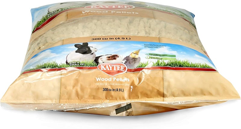 Kaytee Ready varied options Wood Pellets Pet Bird & Small Animal Litter for Ferrets, Guinea Pigs, Rats, Chinchillas, Hamsters, Gerbils, Rabbits, Mice, Hedgehogs and Dwarf Hamsters, 4.9 Liter, 8 Pound Bag Labor saving - Image 5