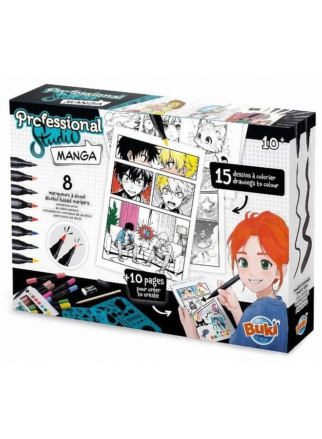 Buki Professional Studio Manga Art Set (25 Pages, Paperback) - Image 1