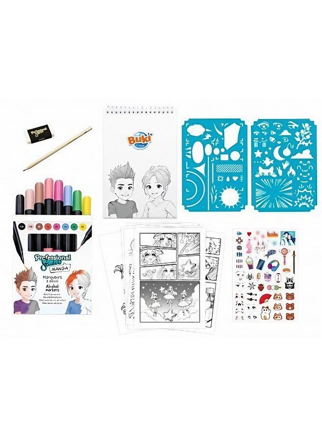 Buki Professional Studio Manga Art Set (25 Pages, Paperback) - Image 2