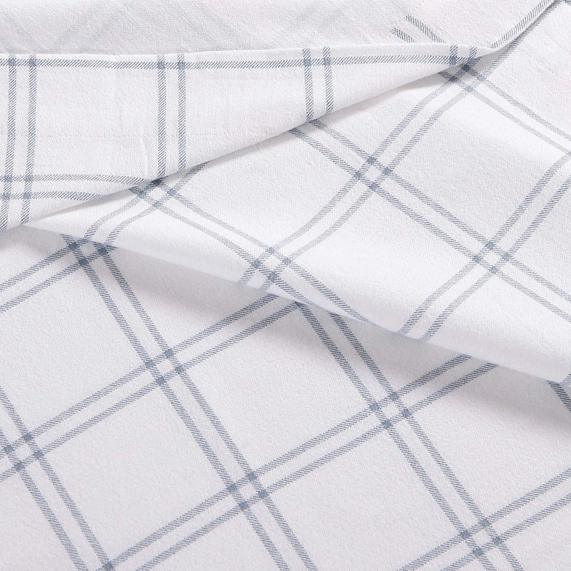 Eddie Bauer Eddie Bauer - Full Sheet Set  Warm Breathable Cotton Flannel Bedding with Deep Pockets  Brushed for Extra Softness  Cozy Home Decor  Oeko-Tex Certified (Westridge Plaid  Full)  - Image 5