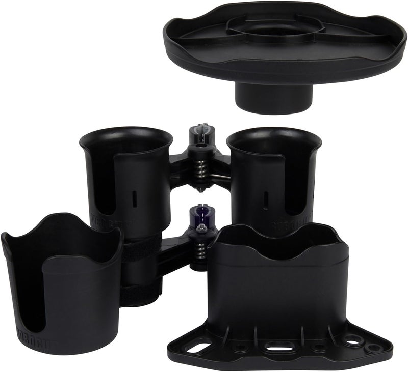 ROBOCUP Plus, (Black), Add-On Accessory XL Extension Cup Holder, Larger Drink Capacity, Perfect for Boats, Golf Carts, Walkers, Wheelchairs and Work. Made in USA (Includes 1) - Image 5