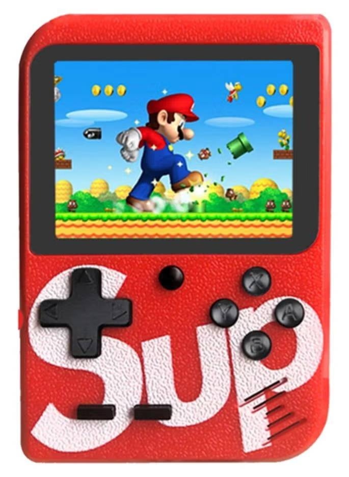 Portable Retro Handheld Gaming Console, 400-in-1 Classic Games with 3-inch HD Screen, Red - Image 3