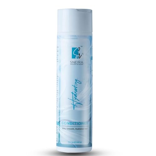 SNEIRA Hydrating Conditioner 300 ml, 72HR Hair Smoothing for Frizz Control,Helps Repair Split Ends, Bouncy Hair Full of Life, Smooth & Silky Hair For Men & Women, Silicone, Sulphate & Paraben free - Image 1