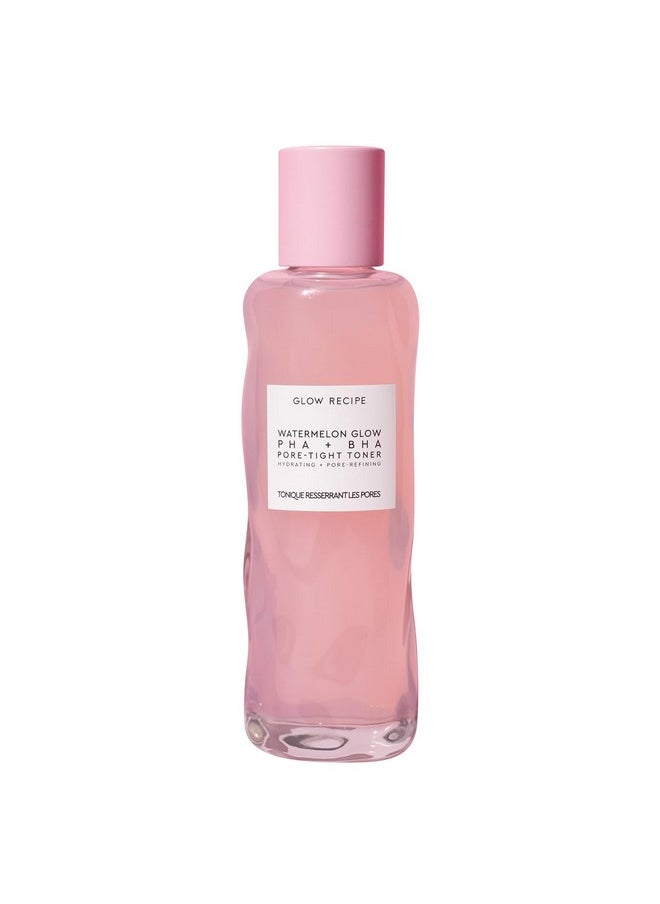 GLOW RECIPE Pha + Bha Face Toner - Korean Skin Care Toner, Pore Minimizer & Facial Exfoliator For Glass Skin - Tightening & Hydrating Skincare With Hyaluronic Acid & Watermelon (150Ml)  - Image 1