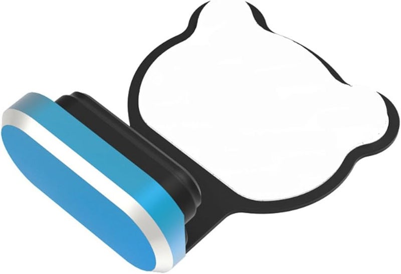 Blue Alloy USB C Port Covers Silicone Plugs Protects Charging Port from Dirt Debris for Phones Tablets - Image 5