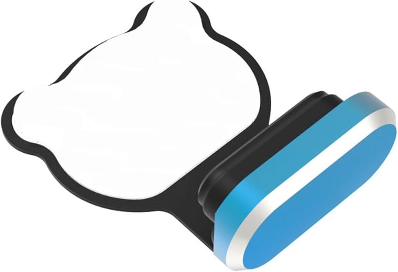 Blue Alloy USB C Port Covers Silicone Plugs Protects Charging Port from Dirt Debris for Phones Tablets - Image 2