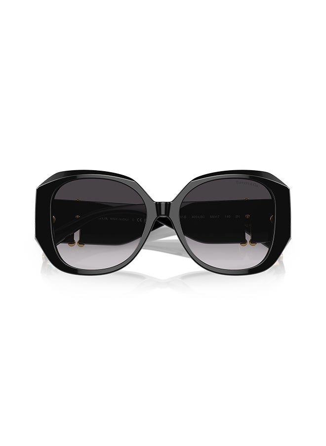 Tiffany - Women's Square Sunglasses - TF4207B 80013C 55 - Lens Size: 55 Mm - Image 1