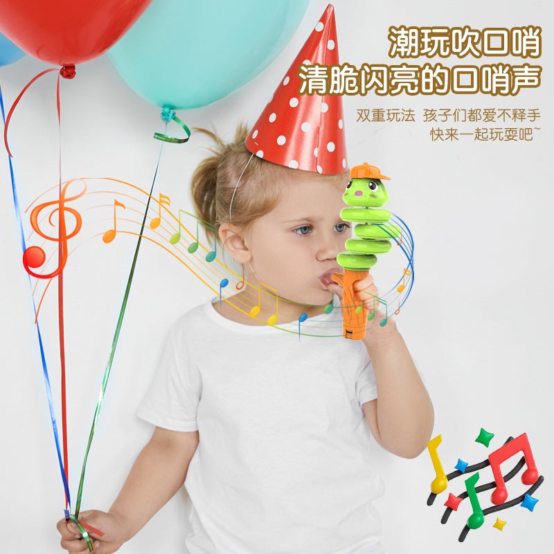 New Whistle Twisted Snake Toys Decompression Balance Swing Rotating Worm Snake Children'S Toys - Image 5