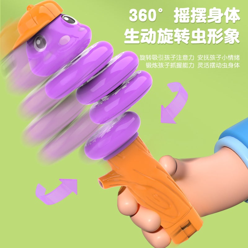 New Whistle Twisted Snake Toys Decompression Balance Swing Rotating Worm Snake Children'S Toys - Image 4